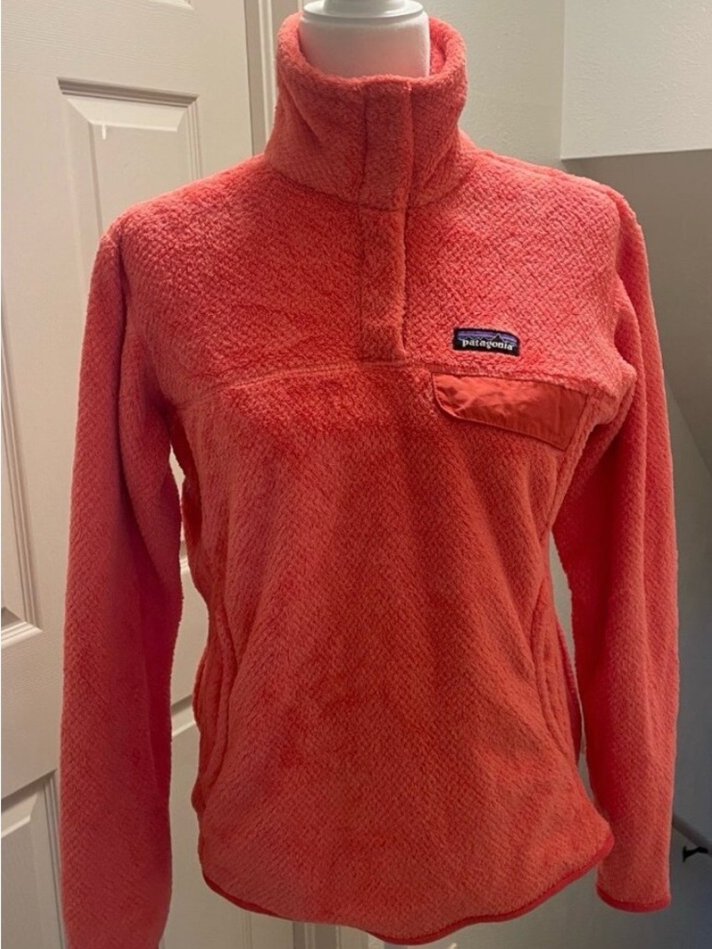Patagonia Women’s Size Medium Coral Snap-T Fleece Pullover - Picture 7 of 9